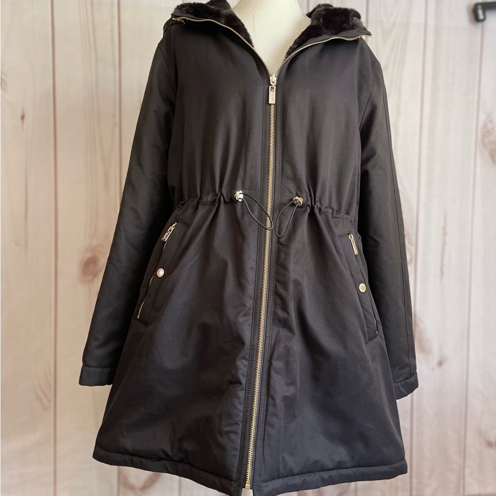 RACHEL RACHEL ROY REVERSIBLE COAT BLACK, NEW WITH TAGS, SIZE 2X